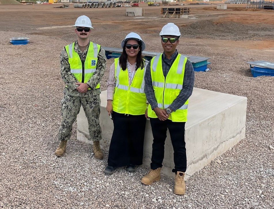 NAVFAC Pacific Construction Manager Named U.S. Forces in Australia Company Grade Officer of the Quarter