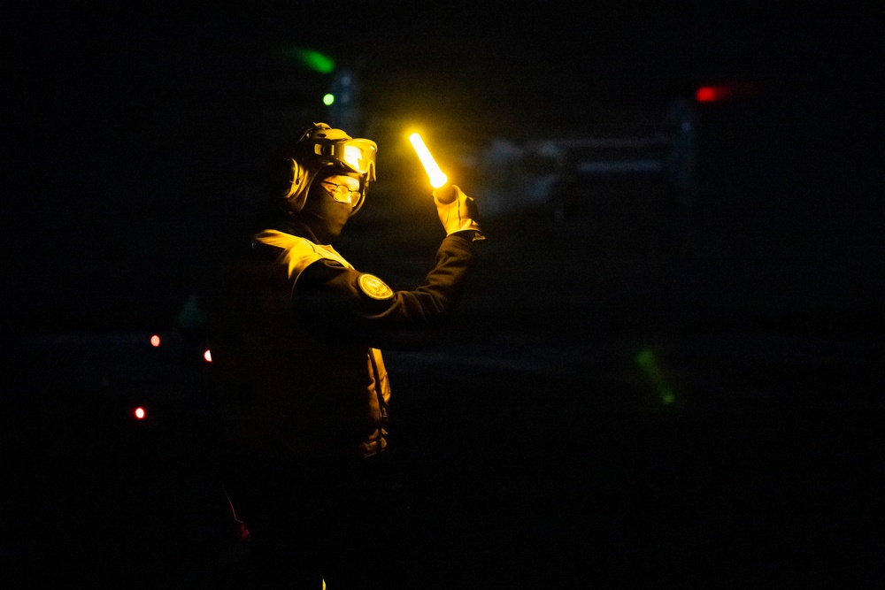 USS Theodore Roosevelt Supports Flight Operations