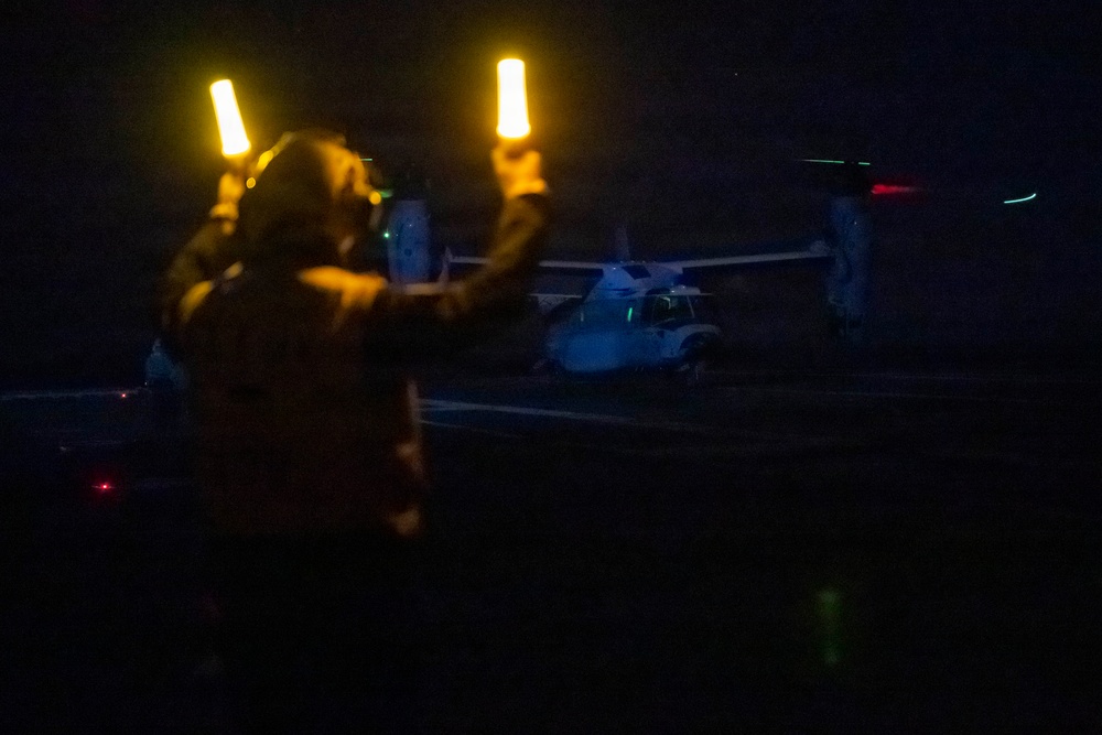 USS Theodore Roosevelt Supports Flight Operations