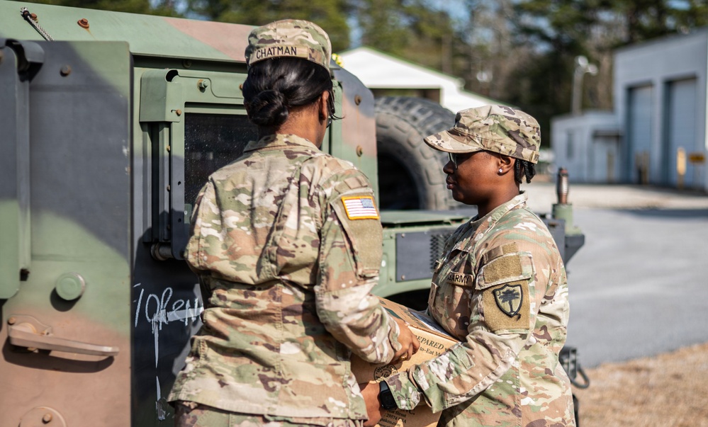 51st Military Police Battalion responds to Winter Storm Gianna