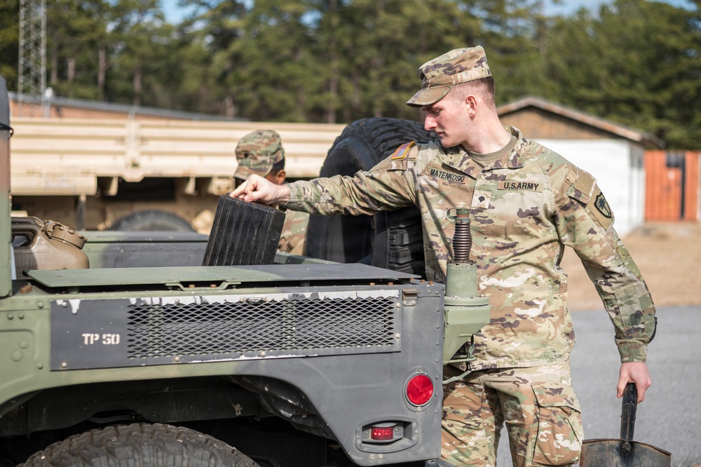 51st Military Police Battalion responds to Winter Storm Gianna