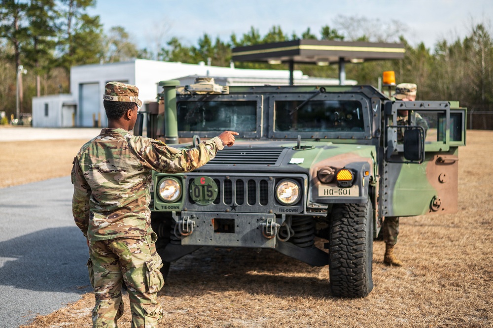 51st Military Police Battalion responds to Winter Storm Gianna