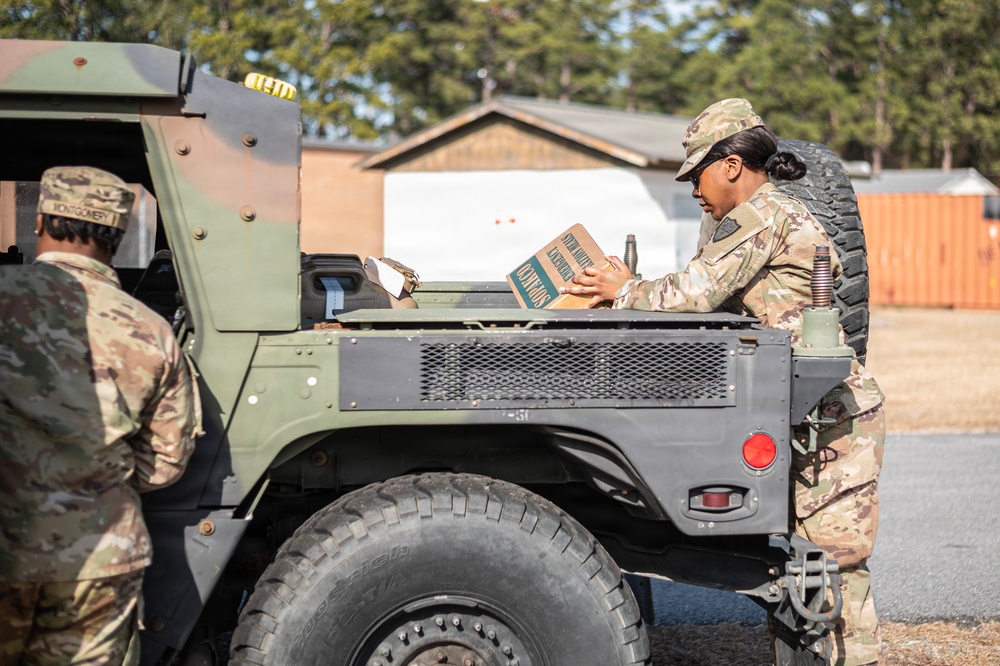 51st Military Police Battalion responds to Winter Storm Gianna