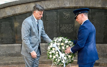 U.S. Africa Command commander and deputy secretary of state visit August 7th Memorial Park