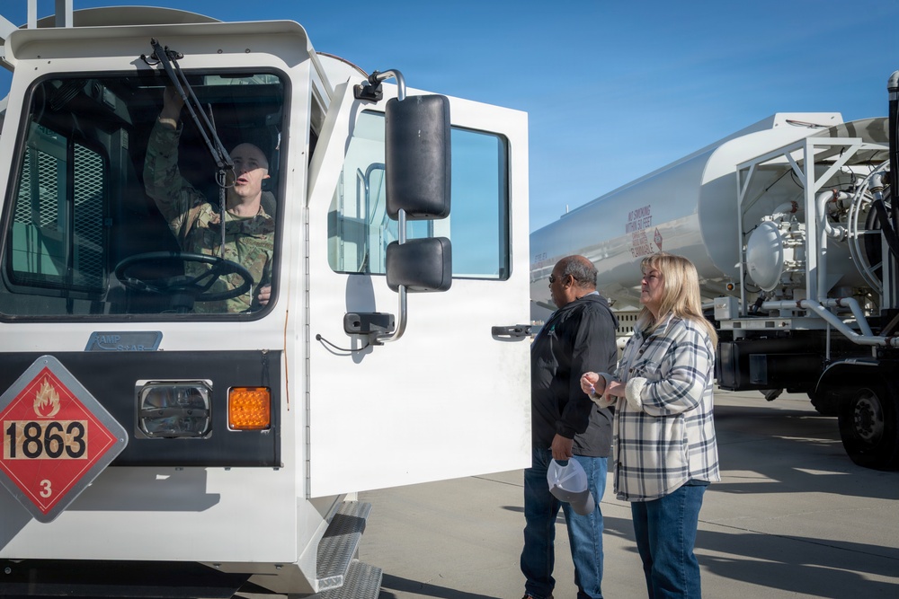 412th TW commander meets Edwards POL team