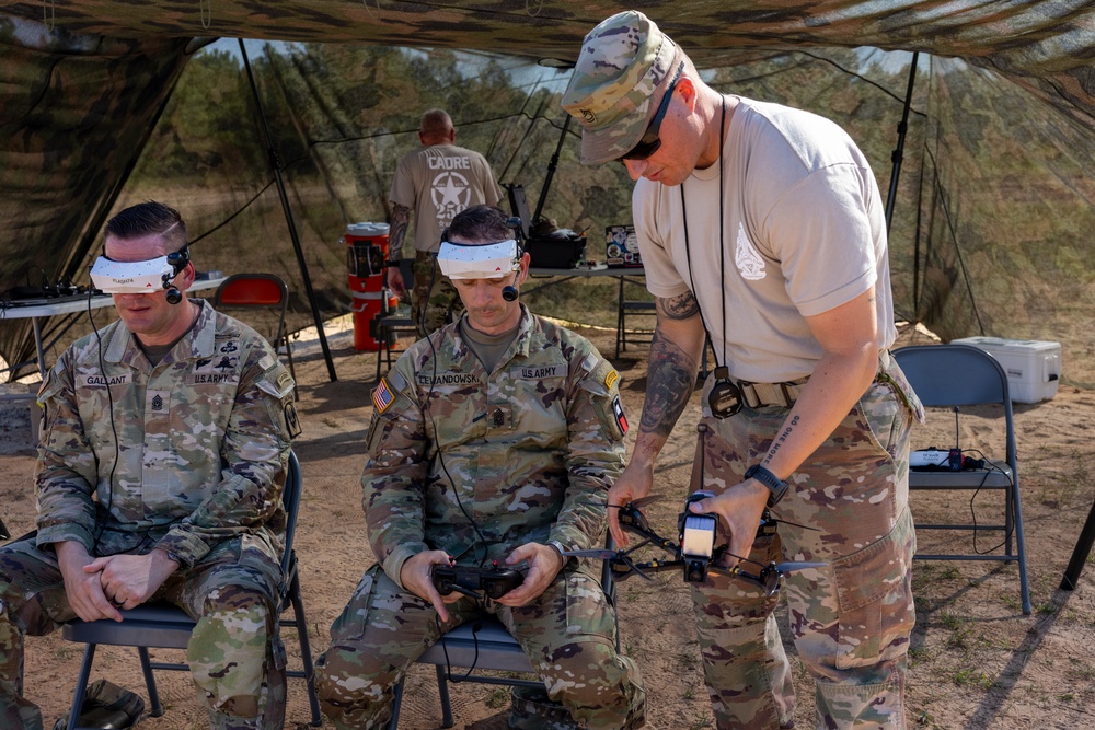 Command Sgt. Maj. Operates UAS