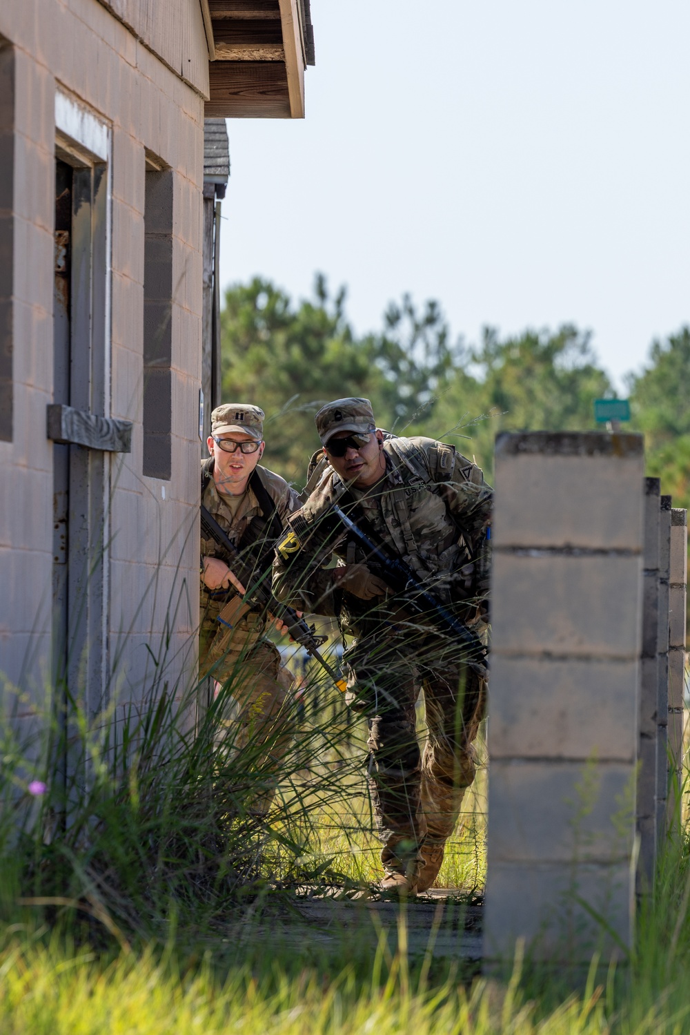 OC/Ts Advance Towards Simulated Casualty