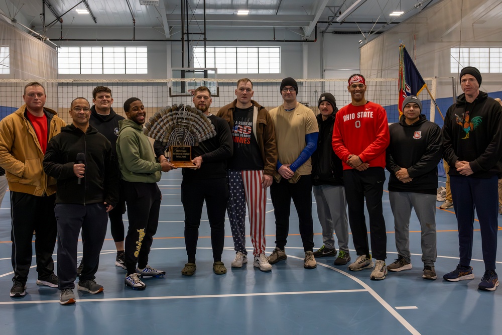 NCOs Celebrate Turkey Bowl Win