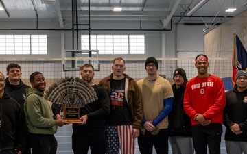 NCOs Celebrate Turkey Bowl Win