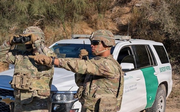 JTF-SB Soldiers Stand Watch Along Southern Border