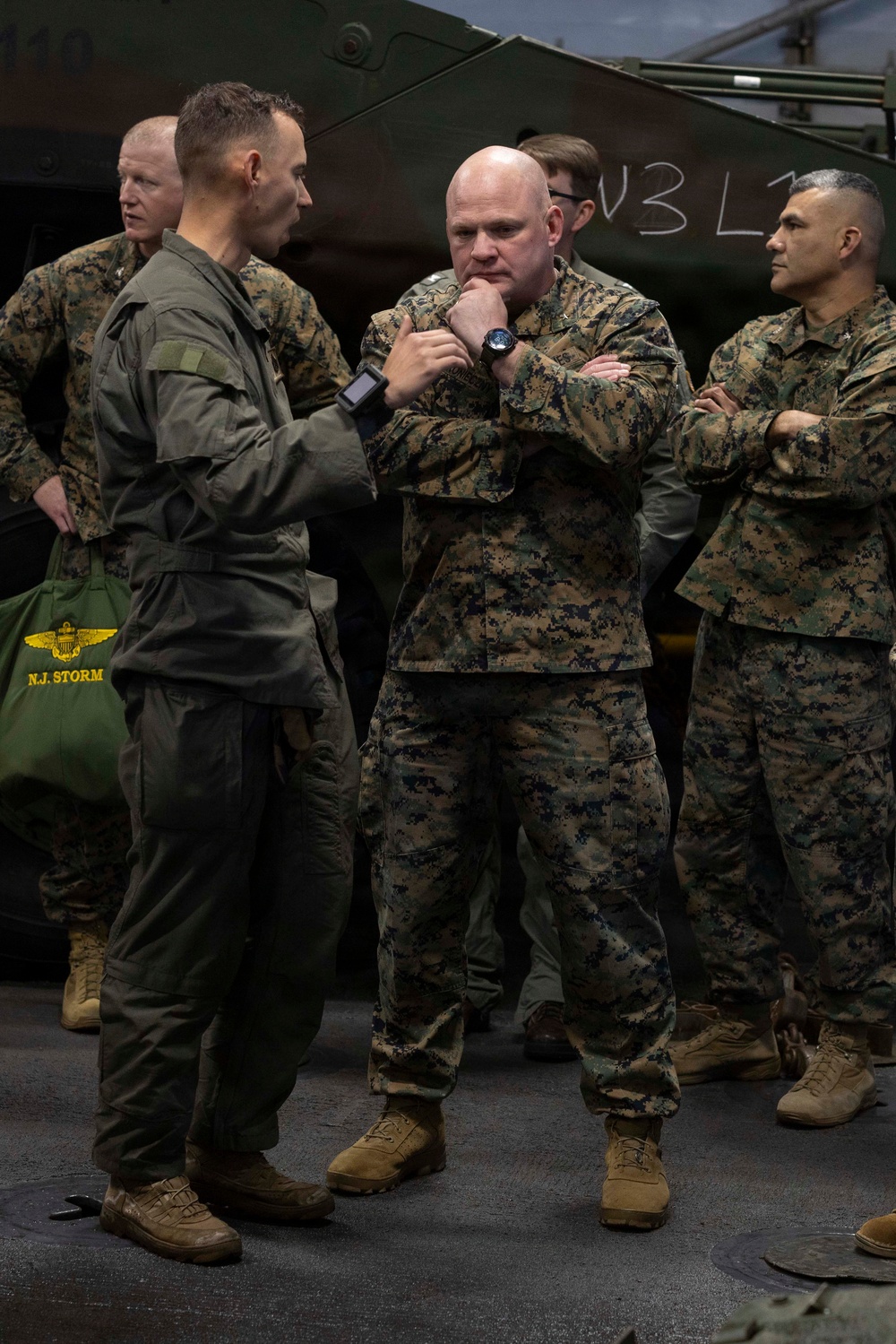 QUART 26.2: I MEF Deputy CG, 3rd MAW CG and Expeditionary Strike Group 3 Commander Visit Marines and Sailors Aboard USS Makin Island