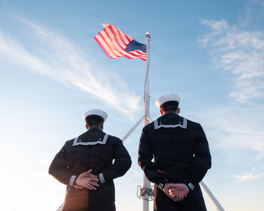 USS Theodore Roosevelt Colors
