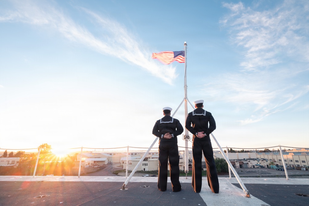 USS Theodore Roosevelt Colors