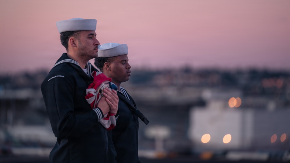 USS Theodore Roosevelt Colors