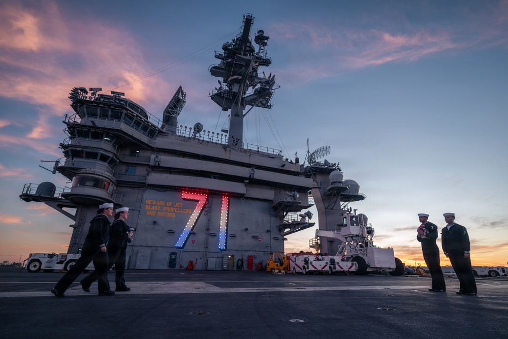 USS Theodore Roosevelt Colors