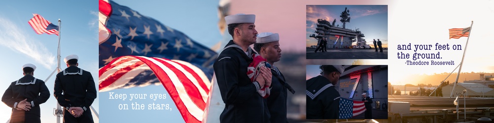 USS Theodore Roosevelt Colors