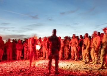U.S. Marines with 3rd Bn., 7th Marines conduct rehearsal of concepts brief