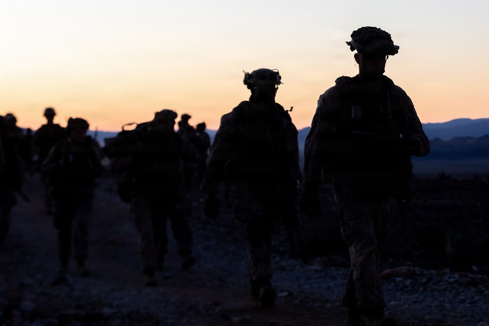 U.S. Marines with 3rd Bn., 7th Marines execute company attack during SLTE