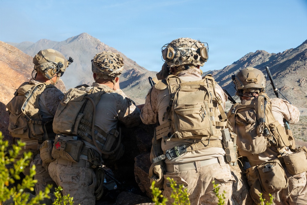 U.S. Marines with 3rd Bn., 7th Marines execute company attack during SLTE