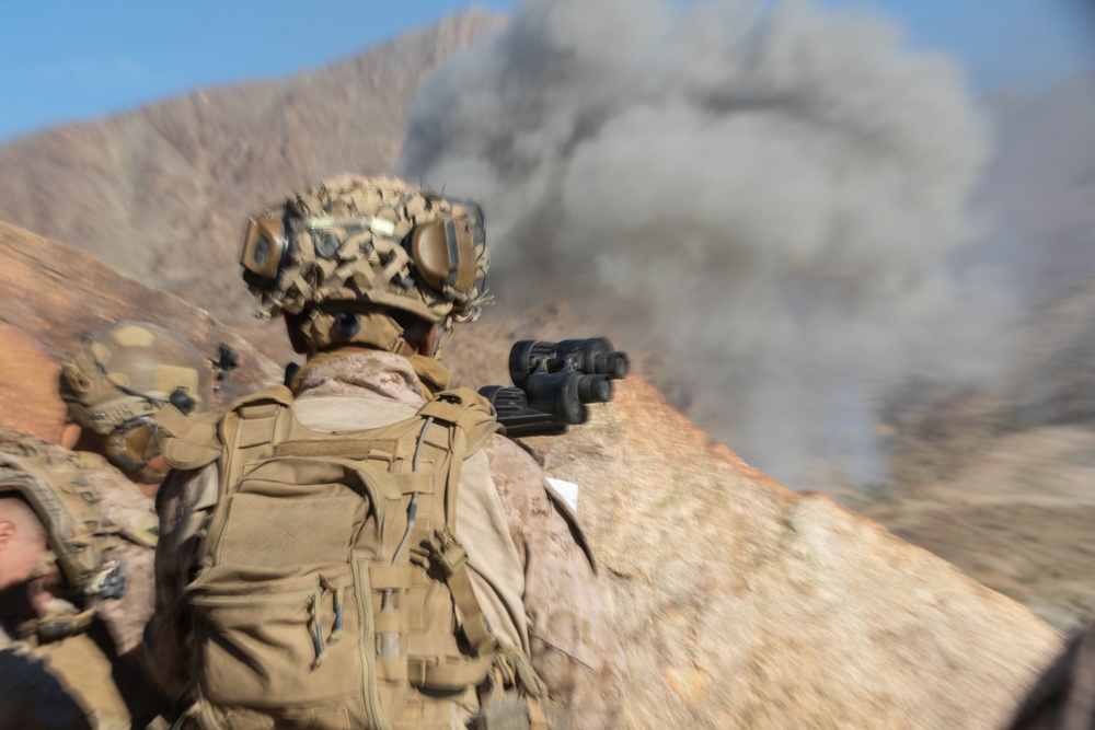 U.S. Marines with 3rd Bn., 7th Marines execute company attack during SLTE