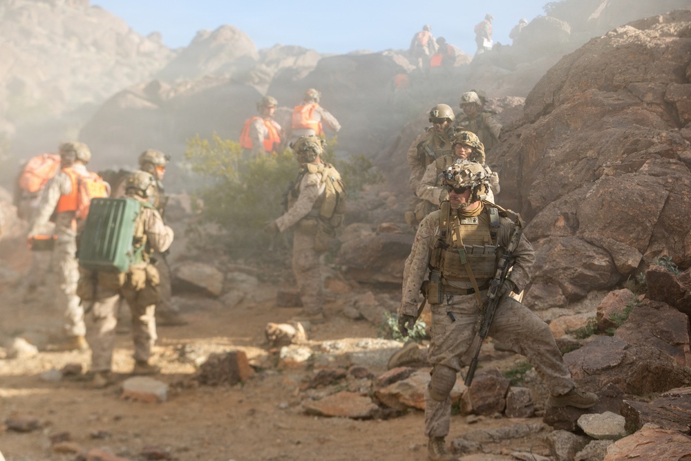 U.S. Marines with 3rd Bn., 7th Marines execute company attack during SLTE