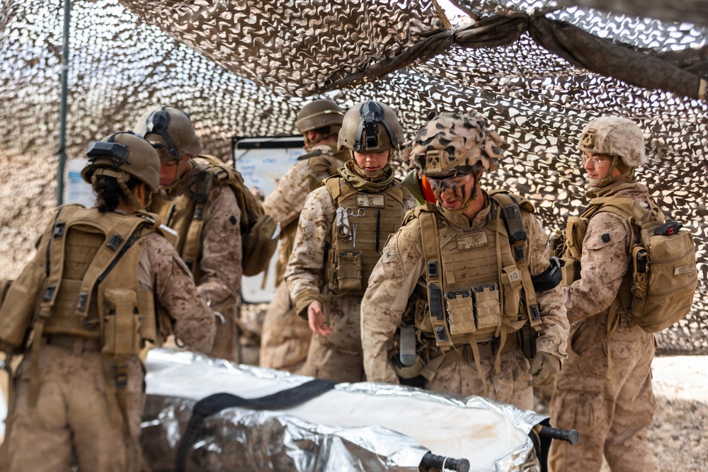 Sailors with 3rd Bn., 7th Marines take part in Valkyrie training during SLTE