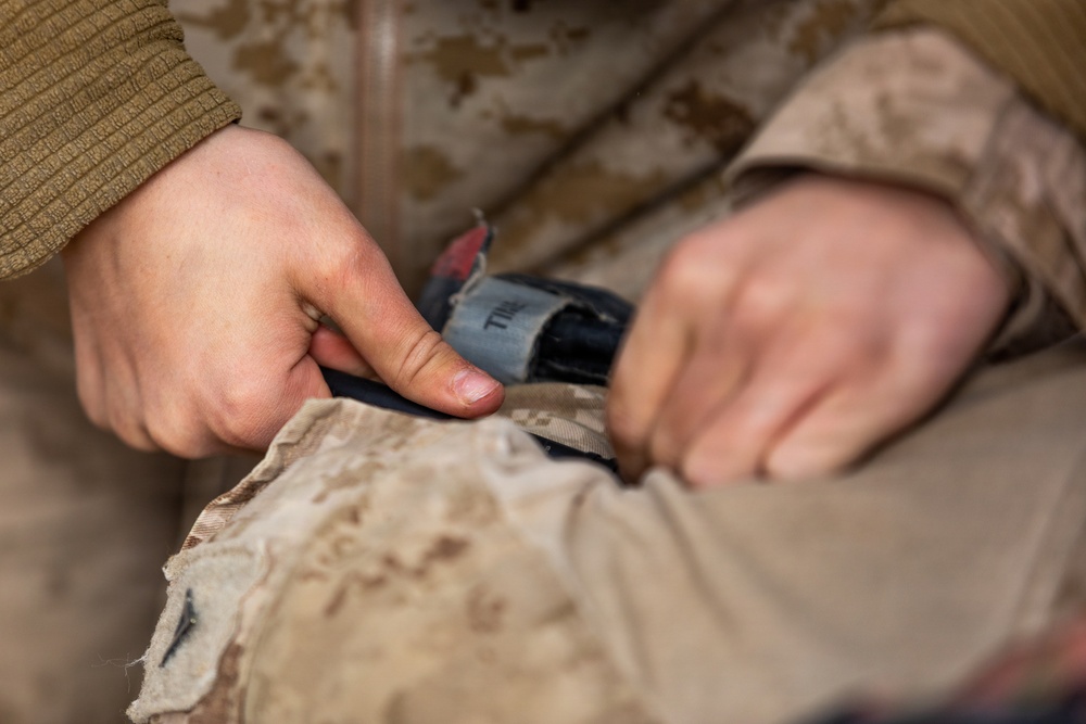 Sailors with 3rd Bn., 7th Marines take part in Valkyrie training during SLTE