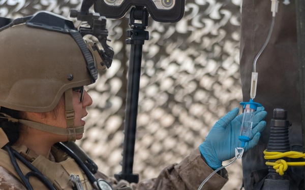 Sailors with 3rd Bn., 7th Marines take part in Valkyrie training during SLTE