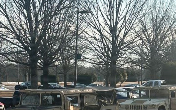 228th Signal Brigade stages vehicle-recovery teams for Winter Storm Gianna