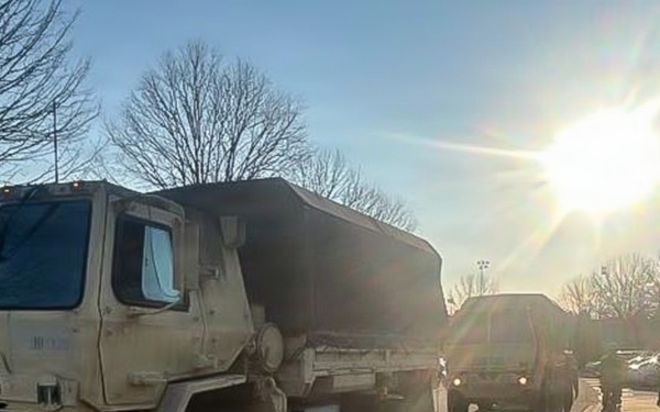 228th Signal Brigade stages vehicle-recovery teams for Winter Storm Gianna