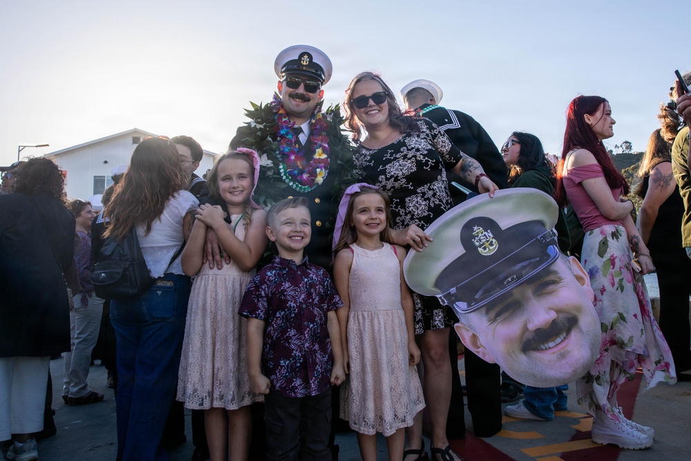 USS Greeneville Returns Home Following Deployment