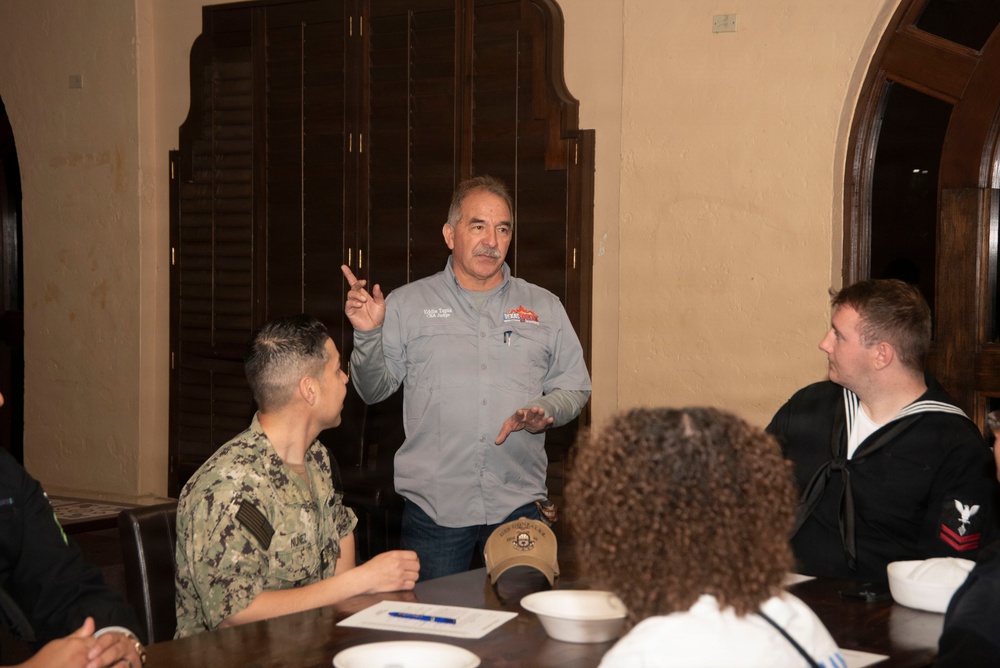 Chamber of Commerce Petty Officer Jose Saenz High "Steaks" Cook off competition