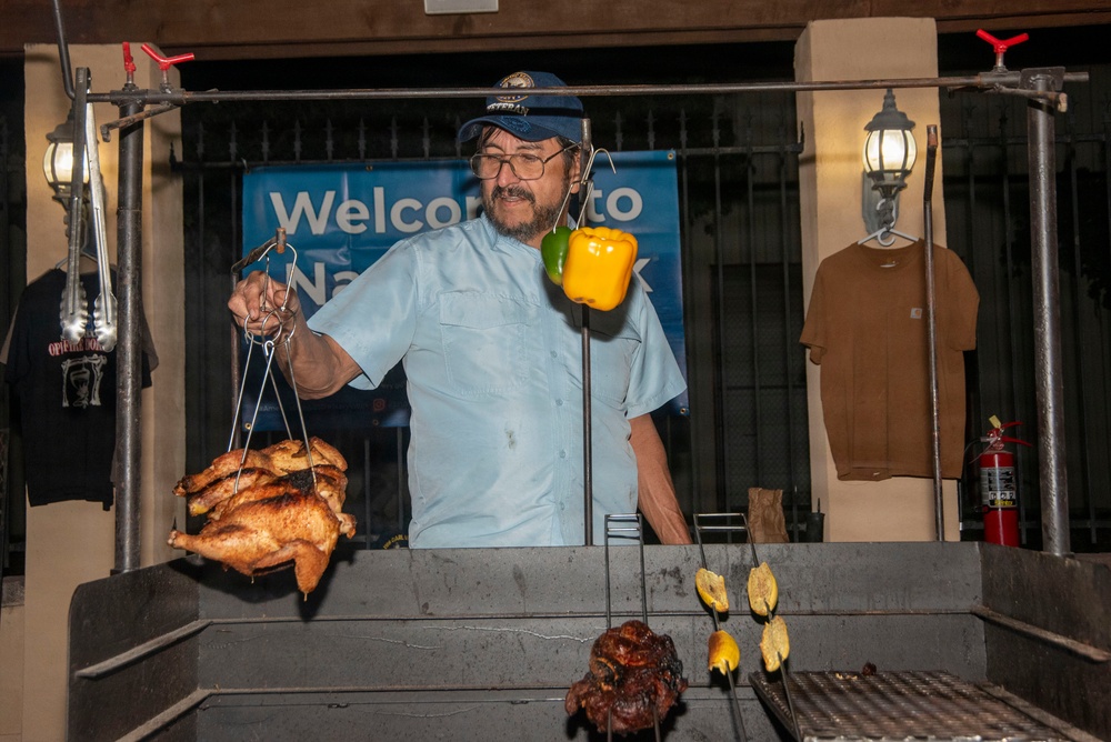 Chamber of Commerce Petty Officer Jose Saenz High "Steaks" Cook off competition