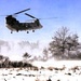 120th Field Artillery Soldiers conduct winter sling-load ops with Black Hawk, Chinook helicopters