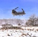 120th Field Artillery Soldiers conduct winter sling-load ops with Black Hawk, Chinook helicopters