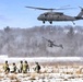 120th Field Artillery Soldiers conduct winter sling-load ops with Black Hawk, Chinook helicopters