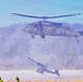 120th Field Artillery Soldiers conduct winter sling-load ops with Black Hawk, Chinook helicopters