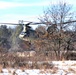 120th Field Artillery Soldiers conduct winter sling-load ops with Black Hawk, Chinook helicopters