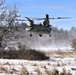 120th Field Artillery Soldiers conduct winter sling-load ops with Black Hawk, Chinook helicopters