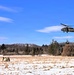 120th Field Artillery Soldiers conduct winter sling-load ops with Black Hawk, Chinook helicopters