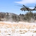 120th Field Artillery Soldiers conduct winter sling-load ops with Black Hawk, Chinook helicopters