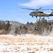120th Field Artillery Soldiers conduct winter sling-load ops with Black Hawk, Chinook helicopters