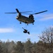 120th Field Artillery Soldiers conduct winter sling-load ops with Black Hawk, Chinook helicopters