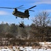 120th Field Artillery Soldiers conduct winter sling-load ops with Black Hawk, Chinook helicopters