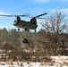 120th Field Artillery Soldiers conduct winter sling-load ops with Black Hawk, Chinook helicopters