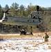 120th Field Artillery Soldiers conduct winter sling-load ops with Black Hawk, Chinook helicopters