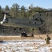 120th Field Artillery Soldiers conduct winter sling-load ops with Black Hawk, Chinook helicopters