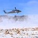 120th Field Artillery Soldiers conduct winter sling-load ops with Black Hawk, Chinook helicopters