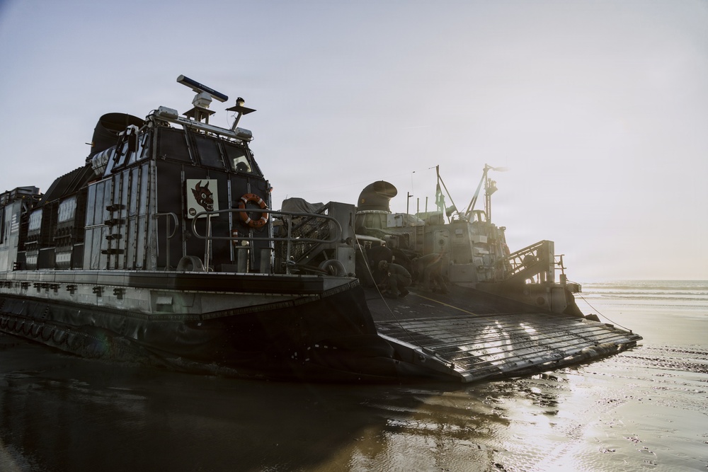 11th MEU Marines, Sailors conduct LCAC operations