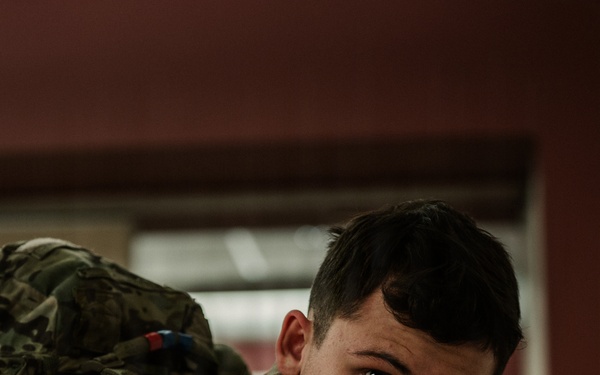 49th PAD Paratrooper Prepares PWE